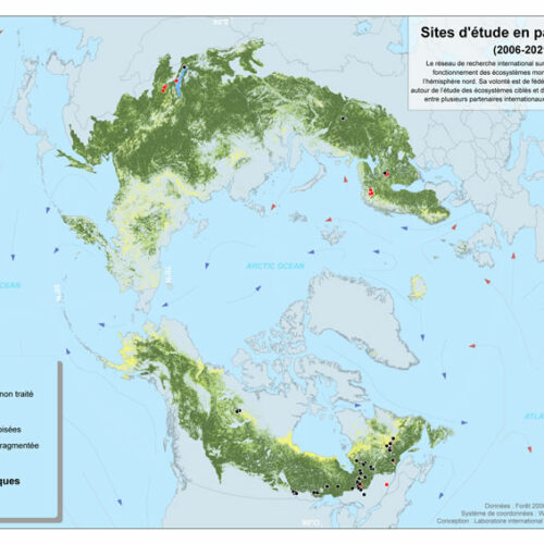 sites d'études en paléoécologie